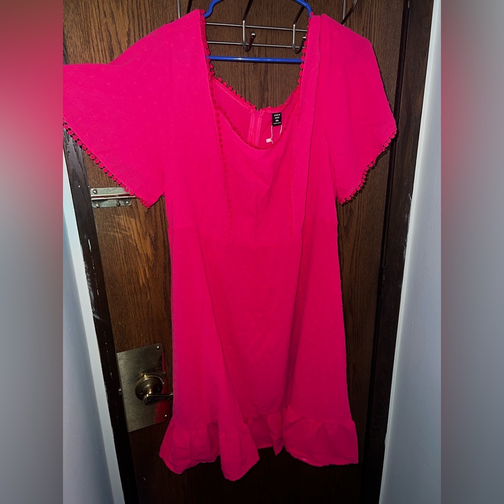 Hot Pink Barbie dress 3X